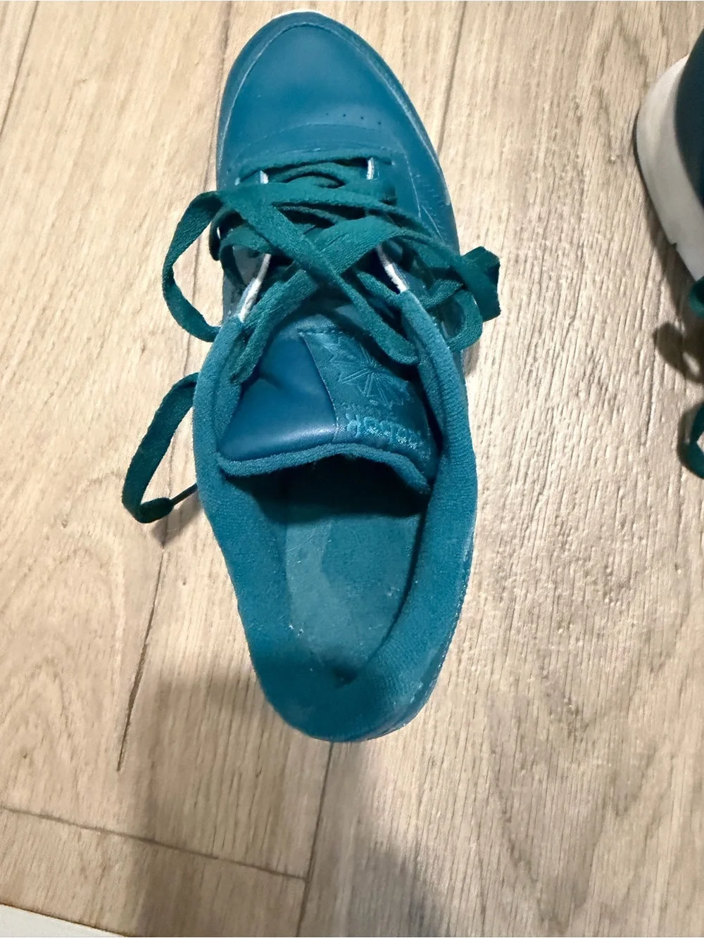 Reebok greenish / Tealish Women's Athletic Sneakers